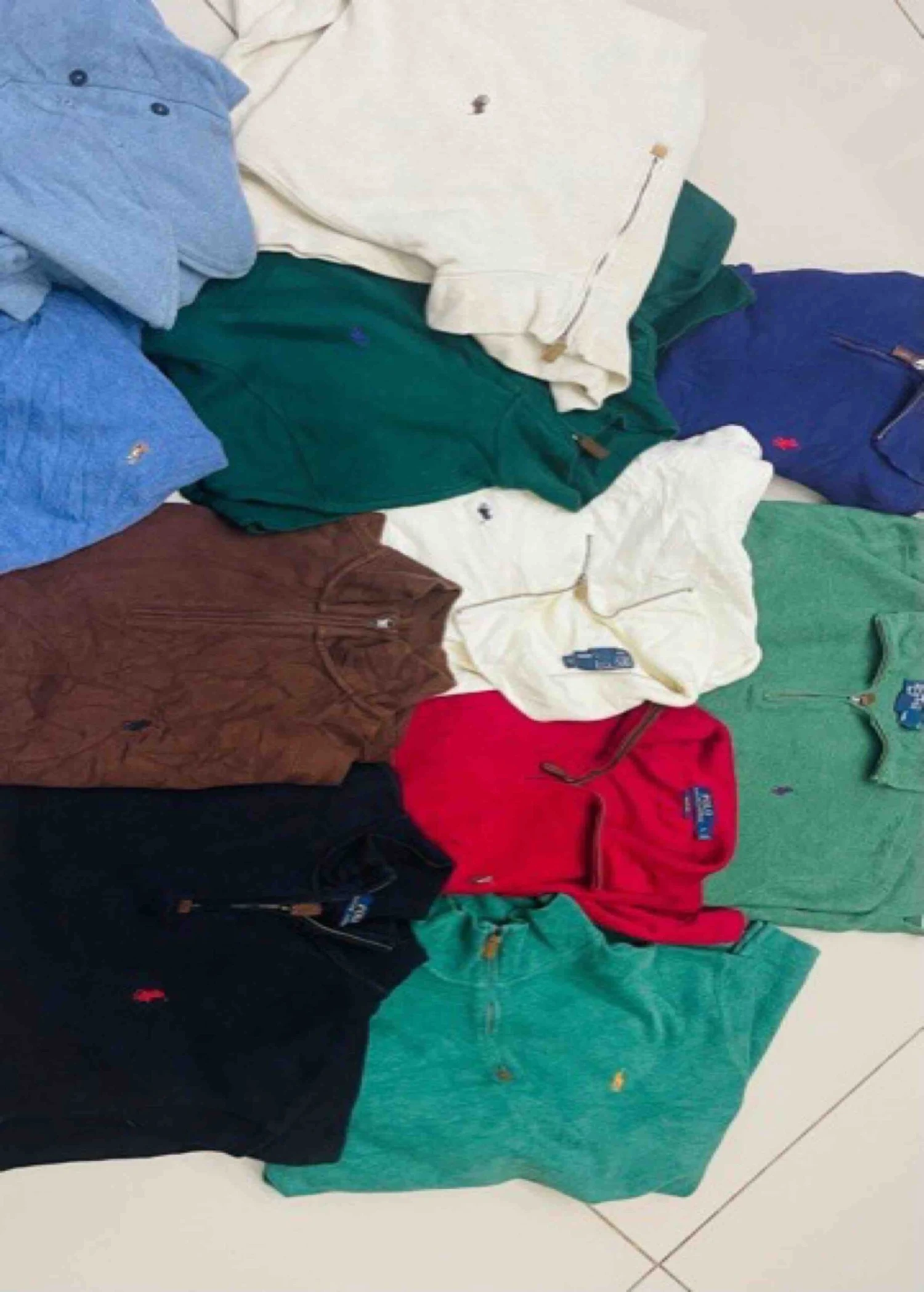 Ralph Lauren Quarter Half Zip Sweatshirts- Delivery 10 Working Days 1 Ralph Lauren Quarter Half Zip Sweatshirts- Delivery 10 Working Days