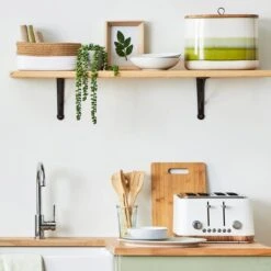 Dunelm Contemporary Matt White 4 Slice Toaster -Dunelm Shop 1000155922 alt04