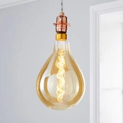 Status 6.5 Watt PS165 ES 28cm Dimmable Spiral Filament XL Bulb -Dunelm Shop 1000156415 alt02