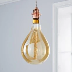Status 6.5 Watt PS165 ES 28cm Dimmable Spiral Filament XL Bulb -Dunelm Shop 1000156415 alt03
