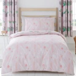 Dunelm Pink Pretty Sloth Duvet Cover And Pillowcase Set -Dunelm Shop 1000167412 alt02
