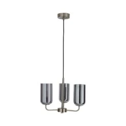 Dunelm Palazzo 3 Light Smoked Glass Chandelier -Dunelm Shop 1000169212 alt04