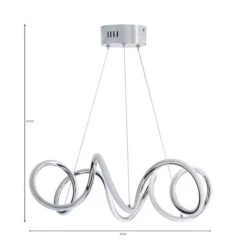 Dunelm Skylar Curly LED Ceiling Fitting 13 Dunelm Skylar Curly LED Ceiling Fitting -Dunelm Shop 1000169238 alt07