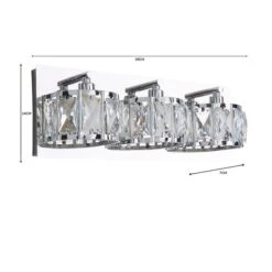 Dunelm Kylie Bathroom 3 Light Wall Light 13 Dunelm Kylie Bathroom 3 Light Wall Light -Dunelm Shop 1000182548 alt07