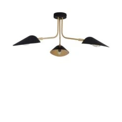 Dunelm Savona 3 Light Ceiling Fitting Black -Dunelm Shop 1000183099 alt05