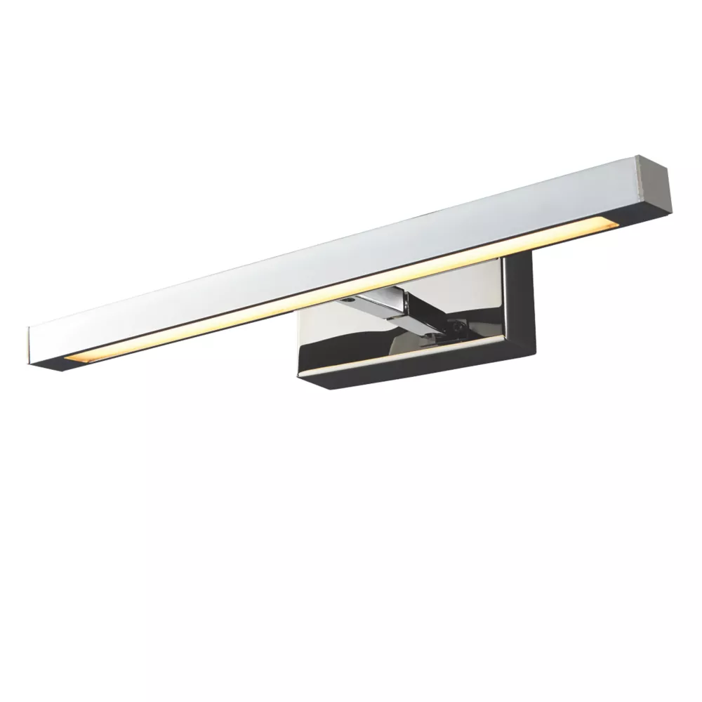 Quay Design Dixon LED Integrated Mirror / Picture Light Chrome 5.5W 330lm 4 Quay Design Dixon LED Integrated Mirror / Picture Light Chrome 5.5W 330lm - Image 2