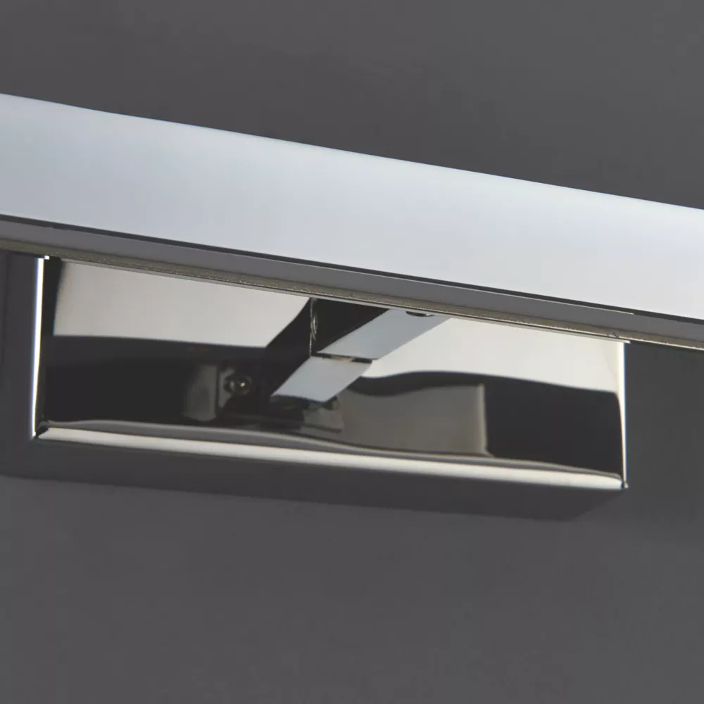 Quay Design Dixon LED Integrated Mirror / Picture Light Chrome 5.5W 330lm 6 Quay Design Dixon LED Integrated Mirror / Picture Light Chrome 5.5W 330lm - Image 4