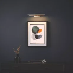 Quay Design Dixon LED Integrated Mirror / Picture Light Chrome 5.5W 330lm 16 Quay Design Dixon LED Integrated Mirror / Picture Light Chrome 5.5W 330lm -Dunelm Shop 103VG A6