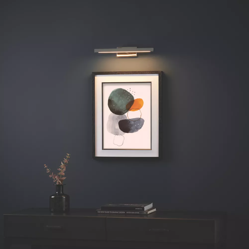 Quay Design Dixon LED Integrated Mirror / Picture Light Chrome 5.5W 330lm 9 Quay Design Dixon LED Integrated Mirror / Picture Light Chrome 5.5W 330lm - Image 7