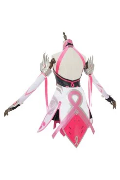 Overwatch Mercy Angela Ziegler Outfit Pink Mercy Skin Cosplay Costume Halloween Carnival -Dunelm Shop 12001544 5