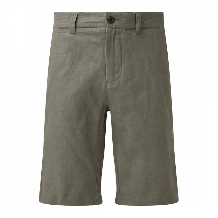 Schöffel Khaki Linen Shorts 3 Schöffel Khaki Linen Shorts
