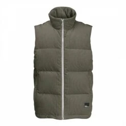 Jack Wolfskin Olive Nature Weather Resist Corduroy Gilet