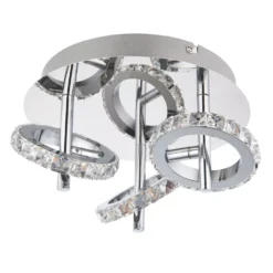 Quay Design Rico LED 3-Light Spotlight Chrome 15W 865lm -Dunelm Shop 245VG A4