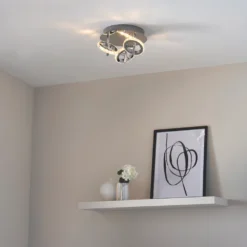 Quay Design Rico LED 3-Light Spotlight Chrome 15W 865lm -Dunelm Shop 245VG A6