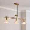 Dunelm Colt 3 Light Diner Antique Brass Ceiling Fitting -Dunelm Shop 30647585