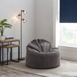 Dunelm Jenson Charcoal Bean Bag Chair