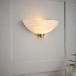 Vogue Lighting Vogue Welles 1 Light Frosted Glass Wall Light -Dunelm Shop 30671154 alt03