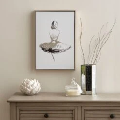 Dunelm Ballerina Tutu Boxed Canvas