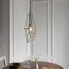 Vogue Lighting Vogue Avery Glass Ceiling Fitting Antique Brass -Dunelm Shop 30707481