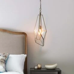 Vogue Lighting Vogue Avery Glass Ceiling Fitting Antique Brass -Dunelm Shop 30707481 alt02