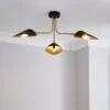 Dunelm Savona 3 Light Ceiling Fitting Black -Dunelm Shop 30713732