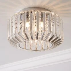 Dunelm Chantilly Flush Ceiling Fitting