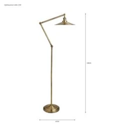 Churchgate Langton Antique Brass Floor Lamp -Dunelm Shop 30730531 alt07