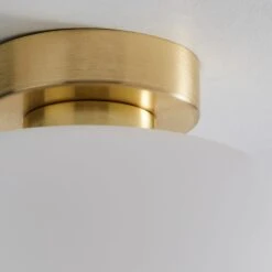 Dunelm Palazzo Gold Effect 1 Light Flush Ceiling Fitting -Dunelm Shop 30731203 alt02