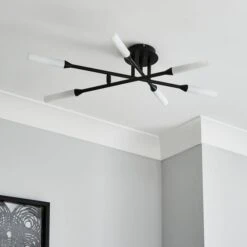 Elements Fontain 6 Light Ceiling Fitting 70cm -Dunelm Shop 30752916 alt01