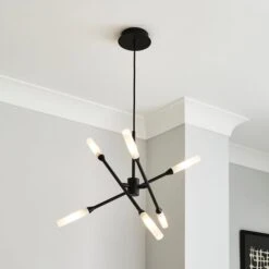 Elements Fontain 6 Light Ceiling Fitting