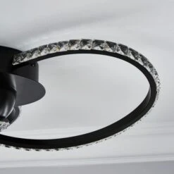 Dunelm Oria 3 Light LED Black Ceiling Fitting -Dunelm Shop 30753387 alt02