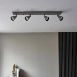 Dunelm Grove Grey 4 Light Spotlight Bar -Dunelm Shop 30754825 alt03