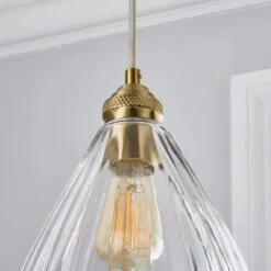 Churchgate Allexton Glass Ceiling Fitting -Dunelm Shop 30755693 alt02