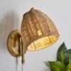 Churchgate Cotes Rattan Plug In Wall Light 1 Churchgate Cotes Rattan Plug In Wall Light -Dunelm Shop 30755741