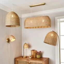 Churchgate Cotes Rattan Plug In Wall Light 13 Churchgate Cotes Rattan Plug In Wall Light -Dunelm Shop 30755741 alt06