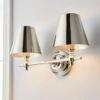 Dorma Bedford Polished Nickel 2 Light Wall Light -Dunelm Shop 30755751