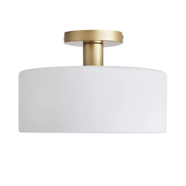 Dunelm Amelie Opal Gold Glass Flush Ceiling Fitting 7 Dunelm Amelie Opal Gold Glass Flush Ceiling Fitting - Image 5