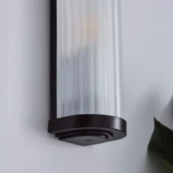 Dunelm Ripon Bathroom Wall Light Matt Black -Dunelm Shop 30780623 alt02