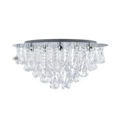 Dunelm Valencia 5 Light Jewel Chrome Flush Ceiling Fitting 12 Dunelm Valencia 5 Light Jewel Chrome Flush Ceiling Fitting -Dunelm Shop 30788353 alt05
