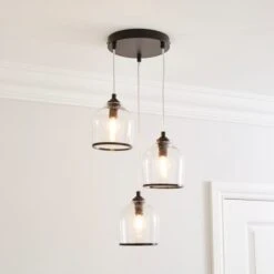 Dunelm Lenny 3 Light Cluster Ceiling Fitting
