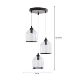 Dunelm Lenny 3 Light Cluster Ceiling Fitting -Dunelm Shop 30798652 alt05