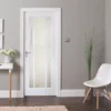 Jeld-Wen Worcester 3-Clear Light Primed White Wooden 3-Panel Internal Door 1981 X 838mm 2 Jeld-Wen Worcester 3-Clear Light Primed White Wooden 3-Panel Internal Door 1981 X 838mm -Dunelm Shop 343JK P