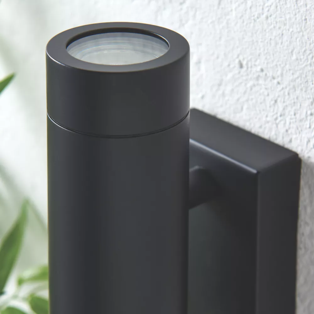 LAP Bronx Outdoor Up & Down Wall Light With PIR Sensor Black 6 LAP Bronx Outdoor Up & Down Wall Light With PIR Sensor Black - Image 4