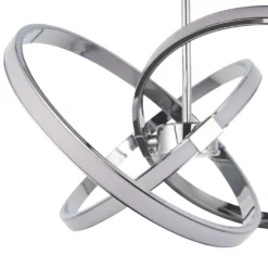 Quay Design Remi LED Semi-Flush Light Chrome 28W 1870lm -Dunelm Shop 371VG A3