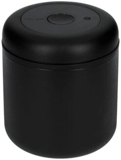 Fellow Atmos Vacuum Canister For Coffee Beans, Matte Black Steel