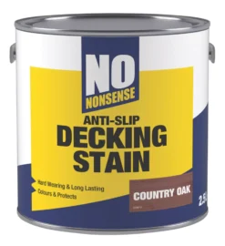 No Nonsense Anti-Slip Quick-Drying Stain Country Oak 2.5Ltr