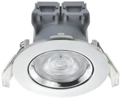 LAP Tilt LED Downlight Chrome 4.5W 420lm