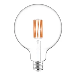 LAP ES G125 LED Virtual Filament Light Bulb 806lm 3.8W