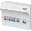 Chint NX3 14-Module 6-Way Populated Dual RCD Consumer Unit -Dunelm Shop 5416V P
