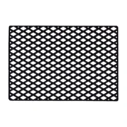 Dixie Black Grid Doormat
